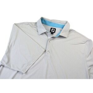 FootJoy Mens XL Golf Polo Shirt Micro Dot Stretch Performance Short Sleeve FJ